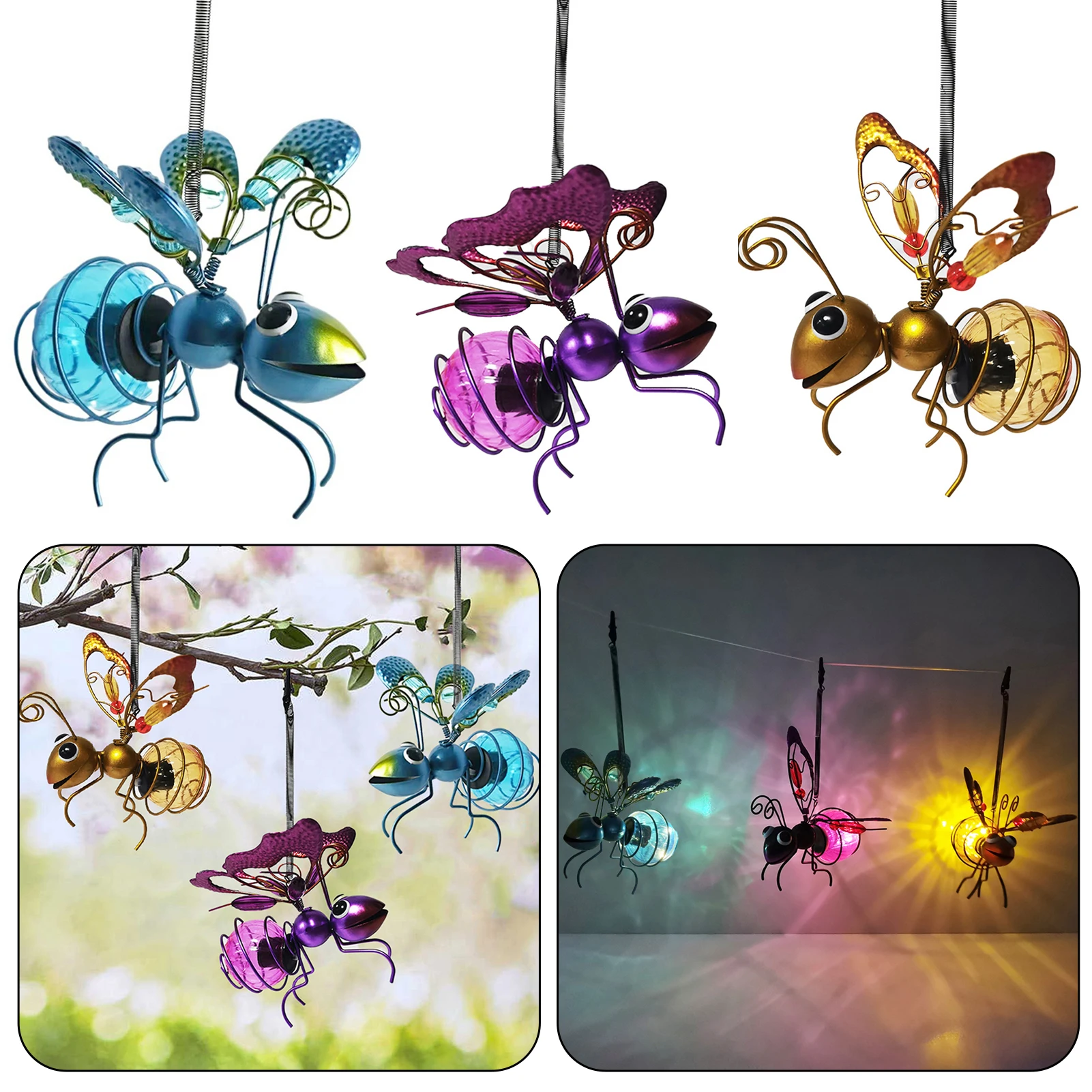 Güneş Enerjili Asılı Arılar Ha - Lighting Bug Decor incelemesi ve fiyatı