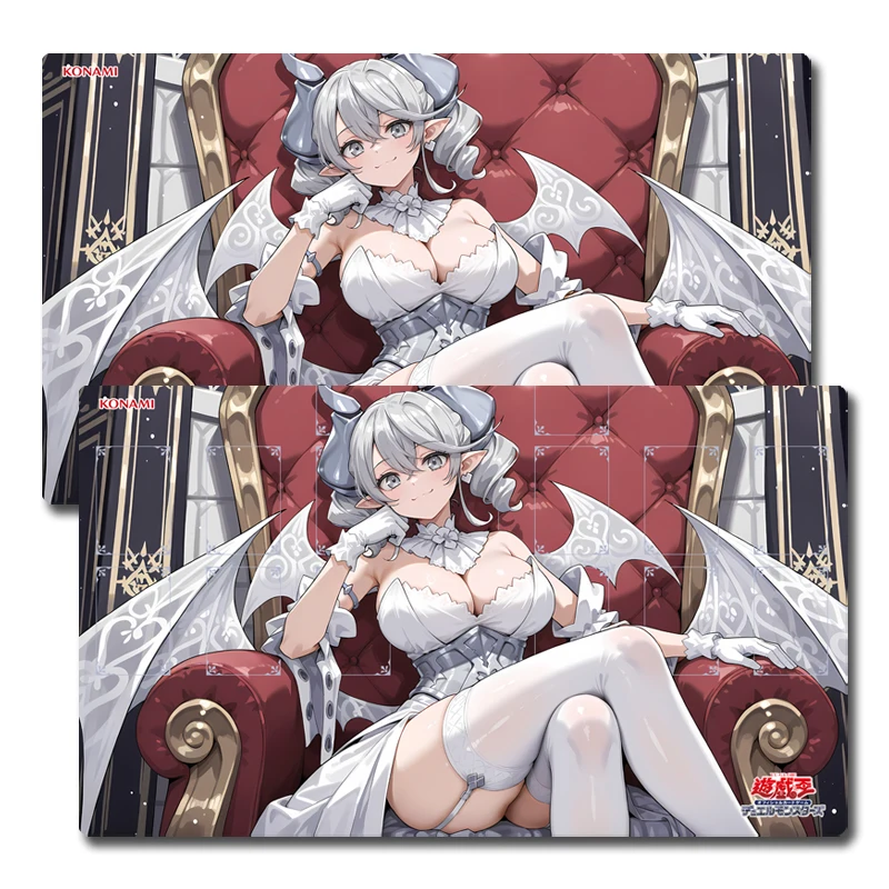 

Yugioh Lovely Labrynth of the Silver Castle Play Mat Yu-Gi-Oh! TCG OCG Trading Card Games Mat Duel Plate Rubber Card Mat