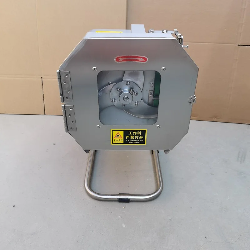 ماكينة تقطيع الخضراوات الضحلة 110 فولت 220 فولت متعددة الوظائف ماكينة تقطيع تجارية جزرة بطاطس فواكه قطاعة كهربائية