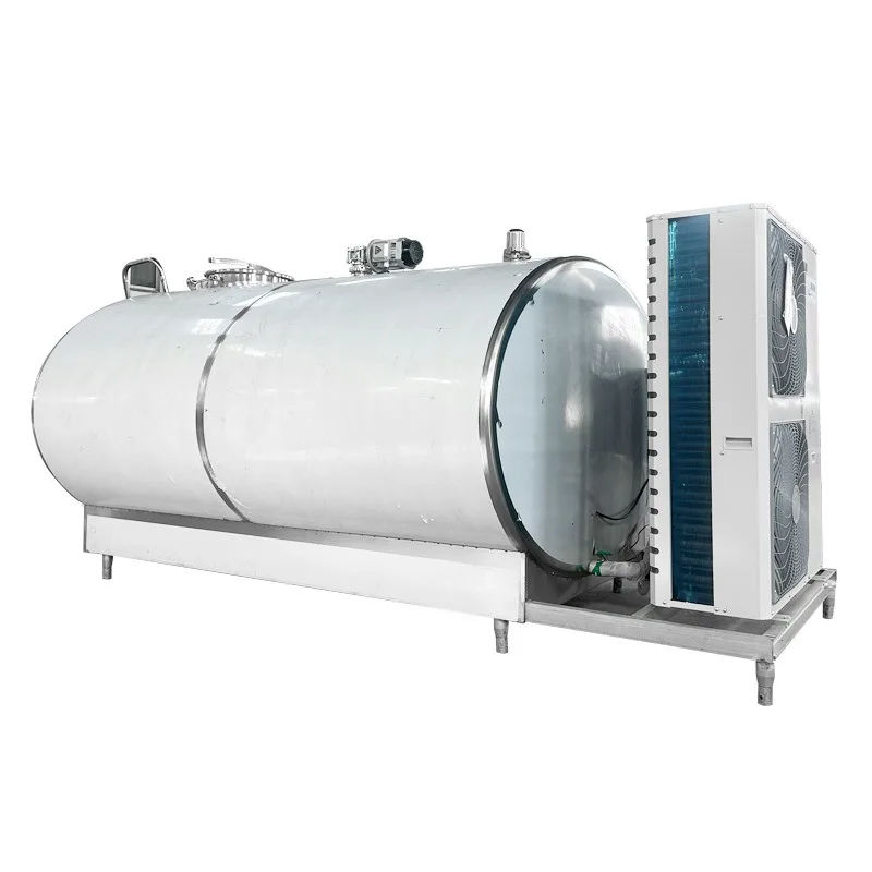 tank Large horizontal stainless steel liquid transportation refrigerated tank equipment y