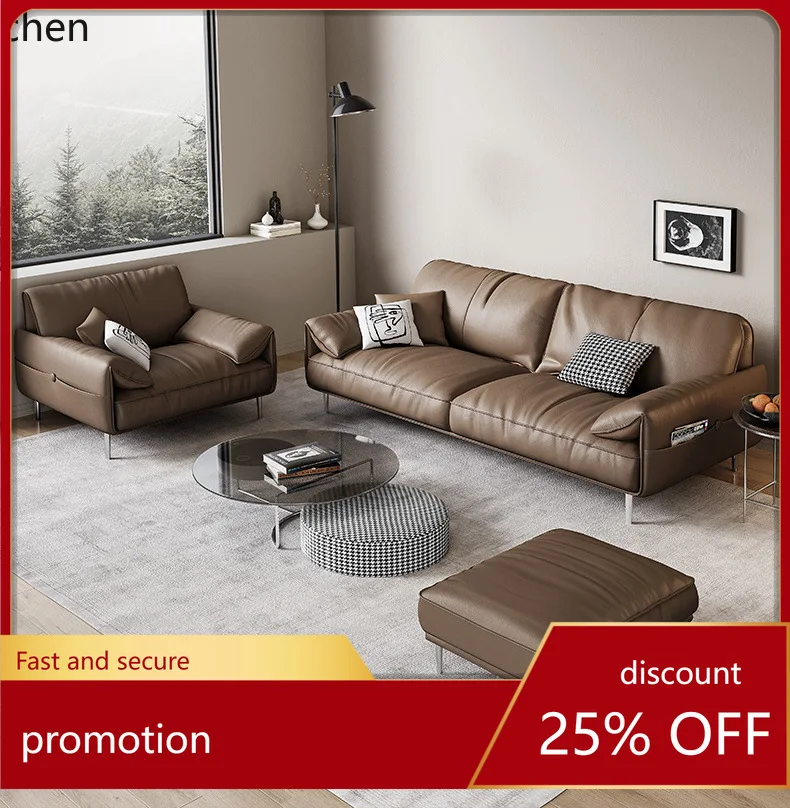 ZML Reception Room Guest Area Leisure Office Sofa Coffee Table Set Three-Seater