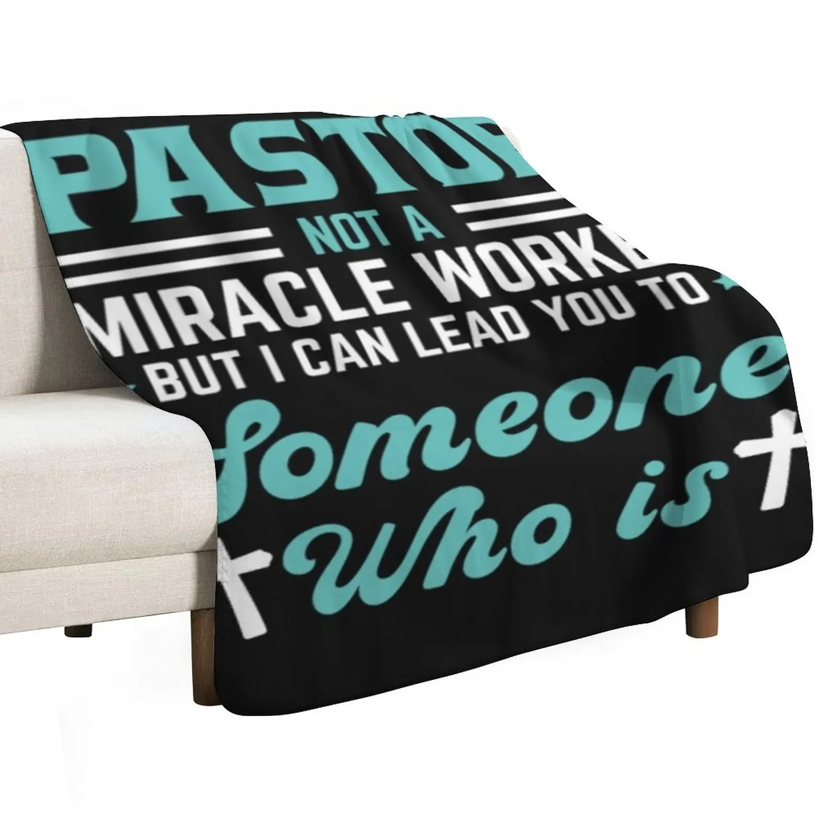 Pastor miracle worker someone who it Throw Blanket Picnic Travel Plush Blankets For Bed Beautifuls Vintage Blankets
