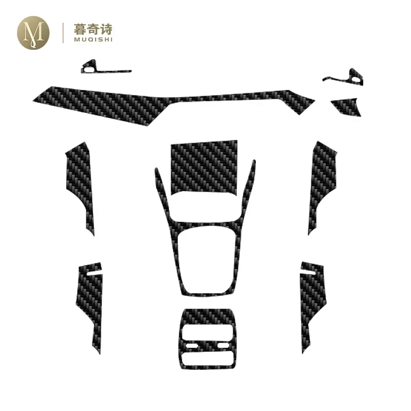 

Пленка из углеродного волокна PET 5D для BMW F96 X6M 2020-2022, салон автомобиля, центральная консоль, устойчивая к царапинам пленка, аксессуары для ремонта экрана