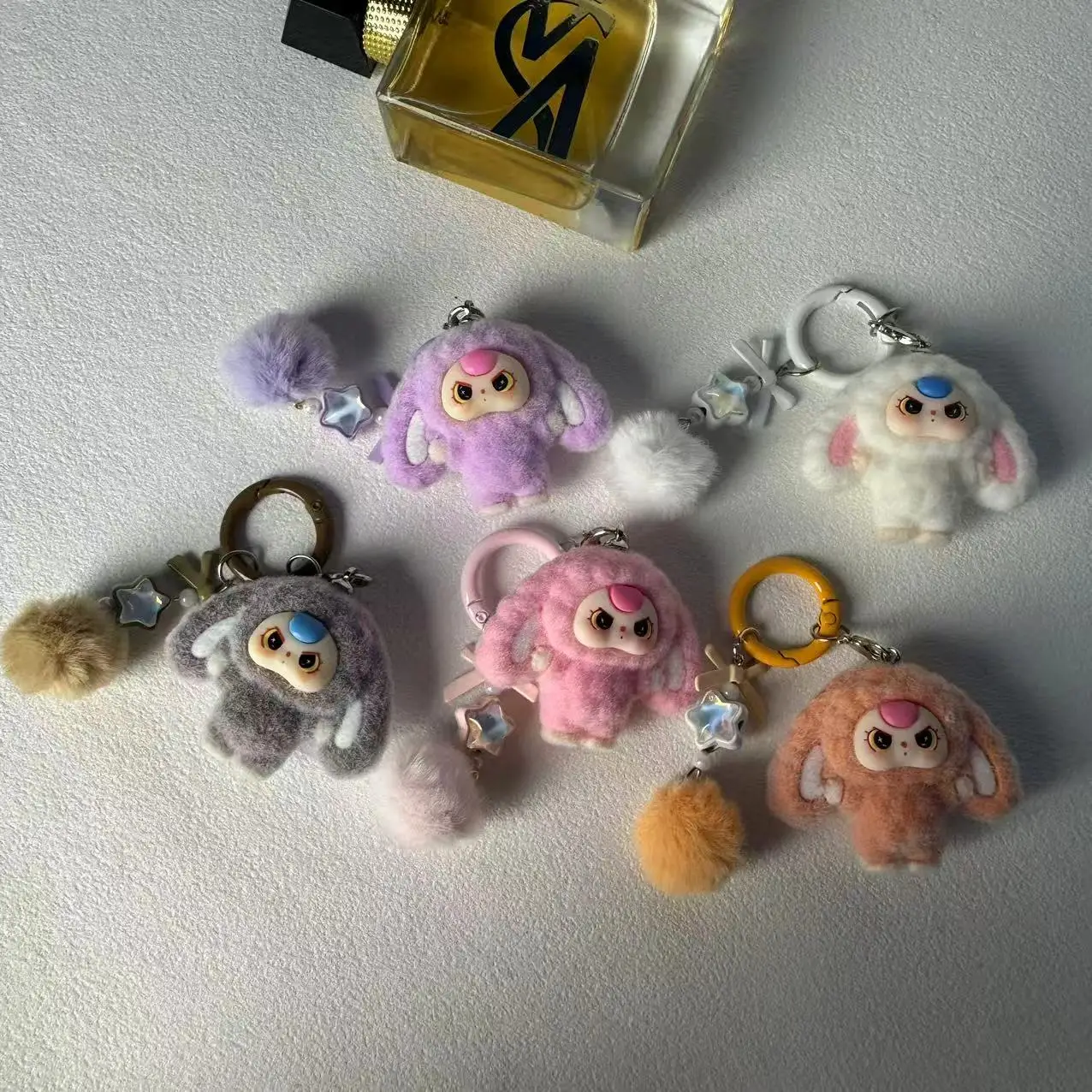 พวงกุญแจตุ๊กตาการ์ตูนจิ๋ว น่ารัก ของขวัญ ของตกแต่ง พวงกุญแจ DIY จี้ห้อยกระเป๋า น่ารักสไตล์คาวาอี้