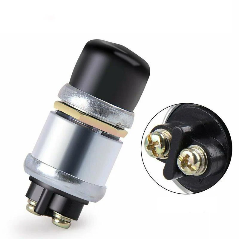 60A 12V DC Ignition Starter Switch Truck Engine Start Waterproof Push Boat Starter Horn Replacement Button Car Switch