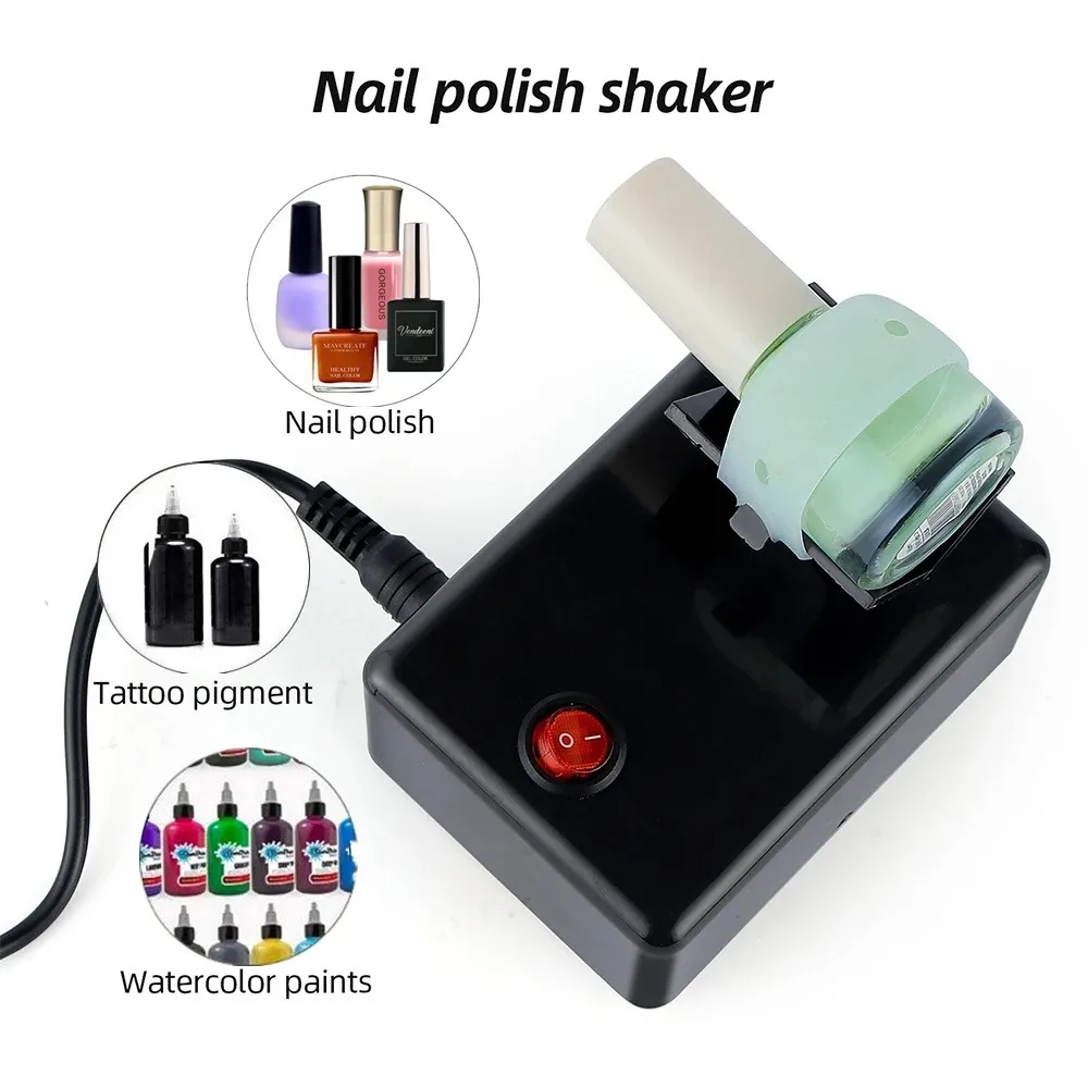 Electric Nail Polish Shaker Gel Nail Polish Tattoo Ink Paint Shaking Mixer Device Liquid Bottle Anti Caking Shaking Machine