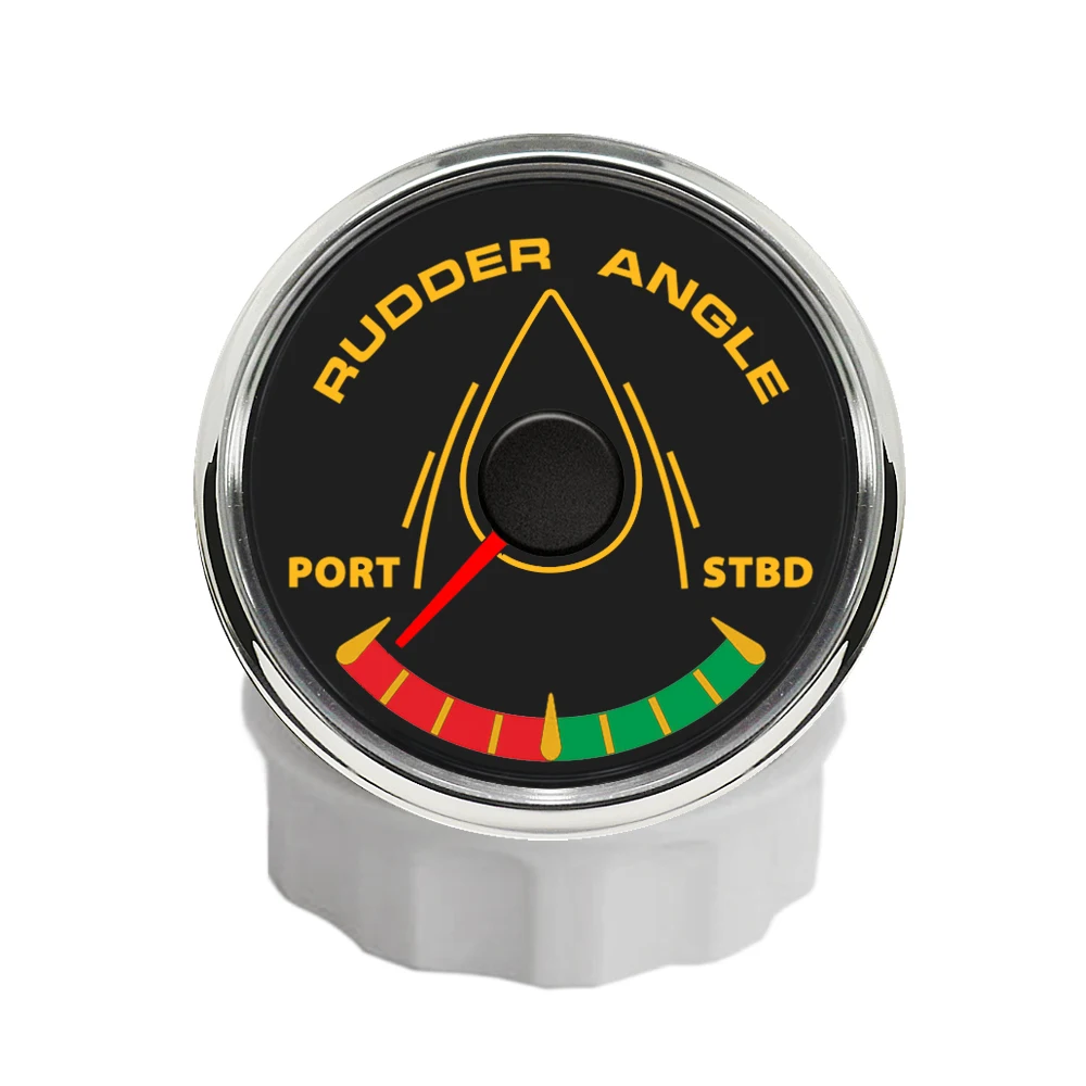 ELING 52mm Rudder Angle Gauge Indicator Meter 0-190ohm with 8 Colors Backlight for Boat Yacht Vessel 9-32V