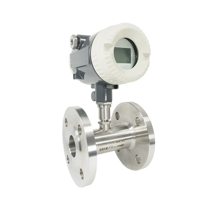 4~20Ma Output Digital Display Stainless Steel Material Water Turbine Flow Meter Sensor