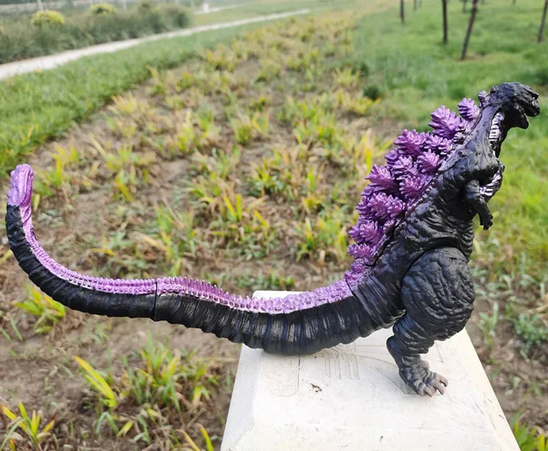 2024 New Godzilla VS King Kong Action Anime Figurie Large Godzilla King Ghidorah Soft Glue Monster Doll Model Ornaments Toys