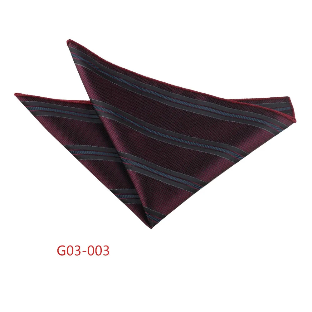 Trendy Brown Pocket Square Men Fashion Navy Flower Striped Handkerchief Small Scarf Wedding Party Suit Accessories Elegant Hanky