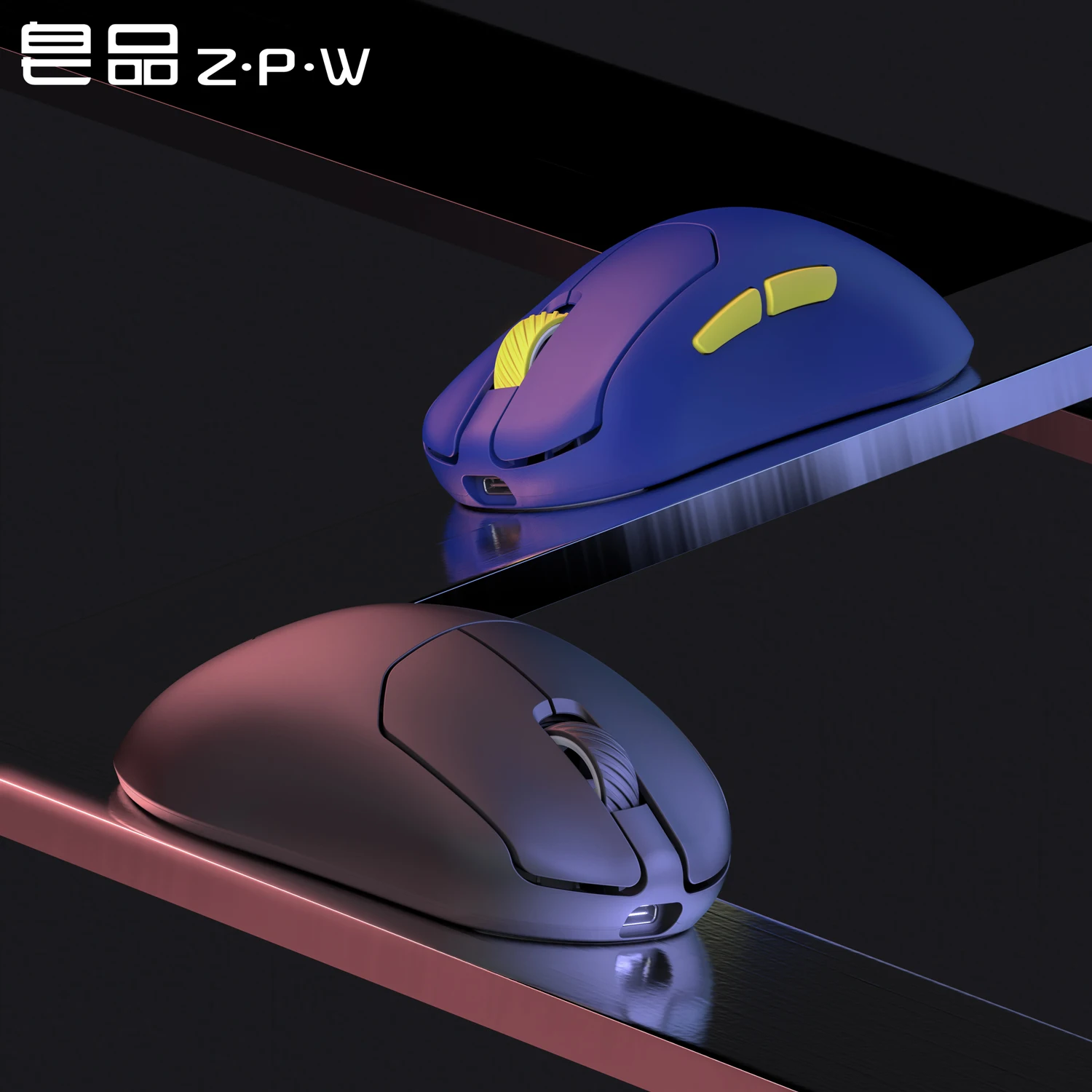 ZAOPIN ZPW Max Mouse 3 Mode Nirkabel 47G Ringan Penerima 8K PAW3395 PAW3950 PC Esports Pengendali Mouse Gaming Laptop