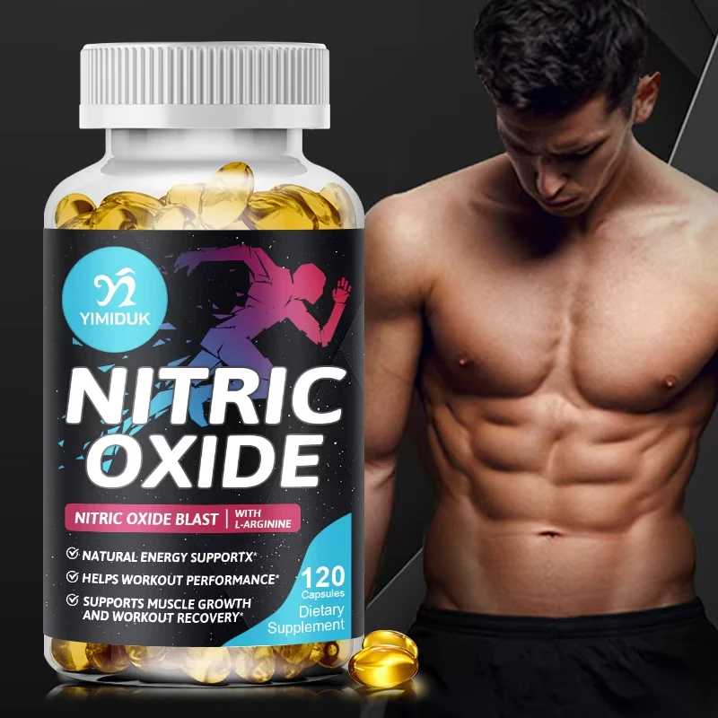 

Strength Nitric Oxide Supplement Capsules L Arginine Muscle Supporting Nitric Booster for Strength & Energy