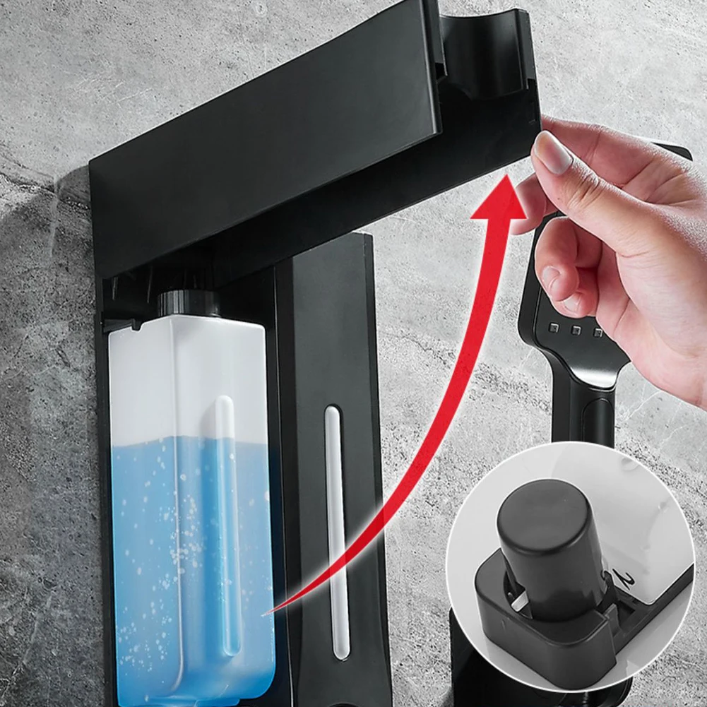 샴푸 및 컨디셔너 디스펜서 무타공 벽걸이형 샤워 비누 디스펜서 500ML 가정 및 주방용 비누 디스펜서