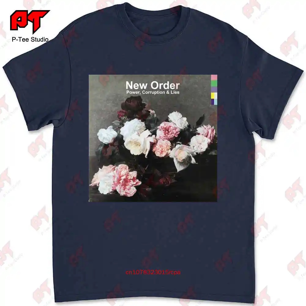 New Order Power Corruption Lies Rock N Roll Band T-shirt A9KV