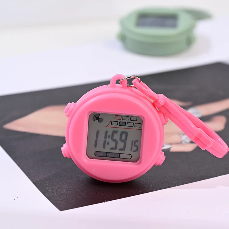 New Timekeeping Watch Student Electronic Watch Night Light Small Watch Pocket Watch