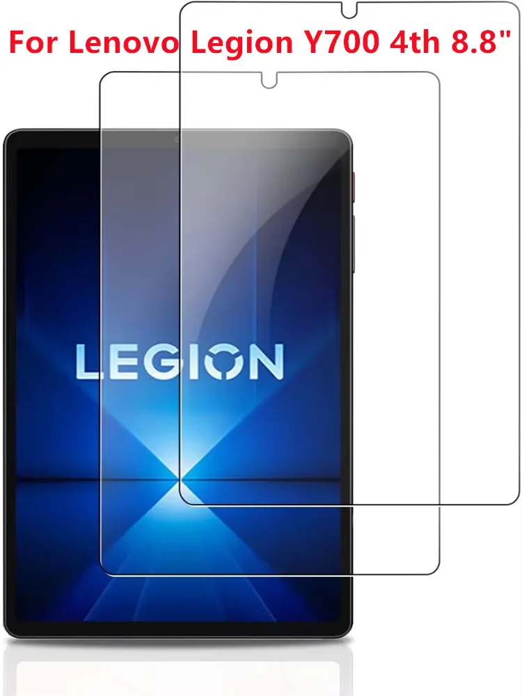 2 PCS Tempered Glass Table Screen Protector For Lenovo Legion Y700 4th Generation 8.8 Inch 2025 Anti-Scratch HD Protective Film