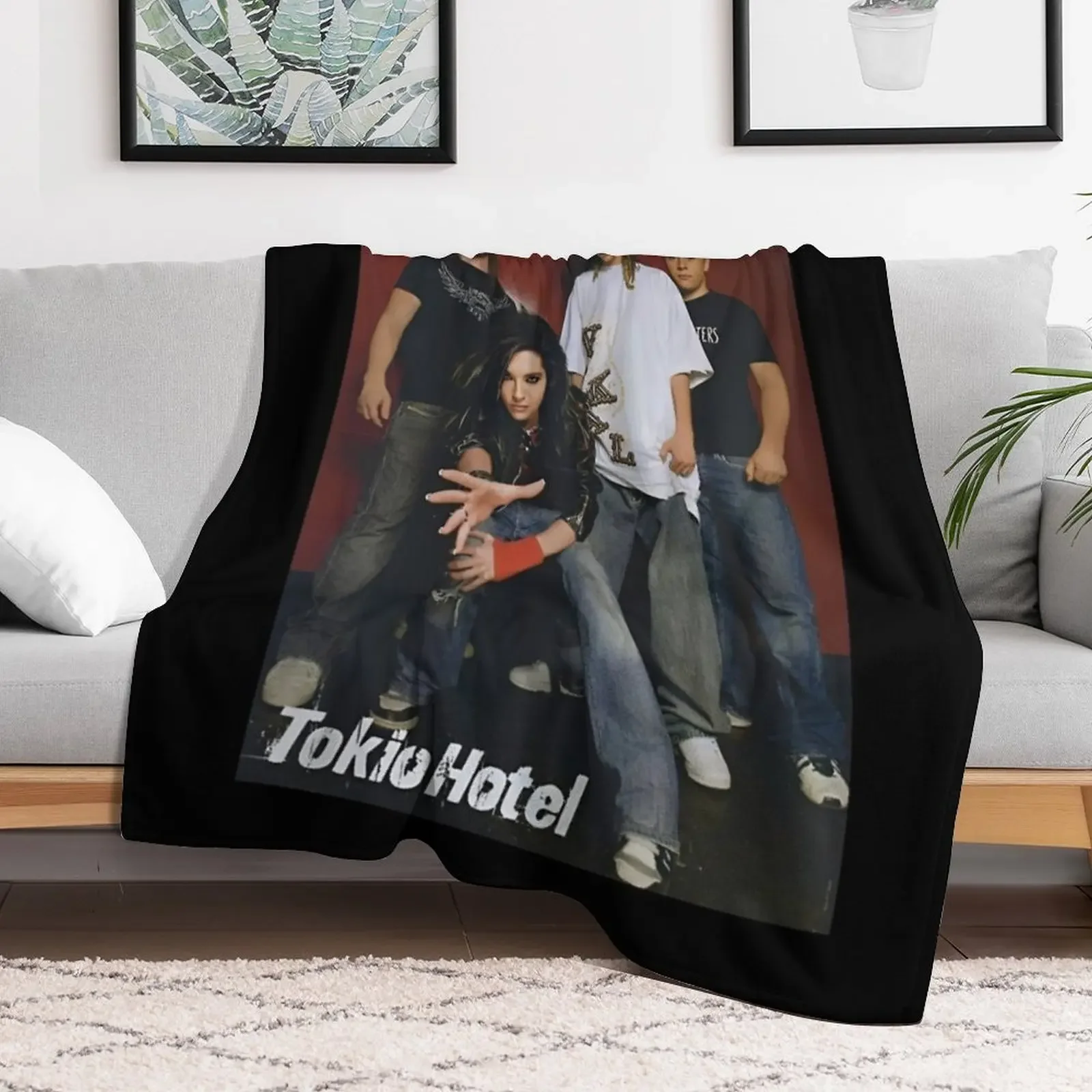 Tokio hotel 3 Throw Blanket Giant Sofa Vintage Blankets