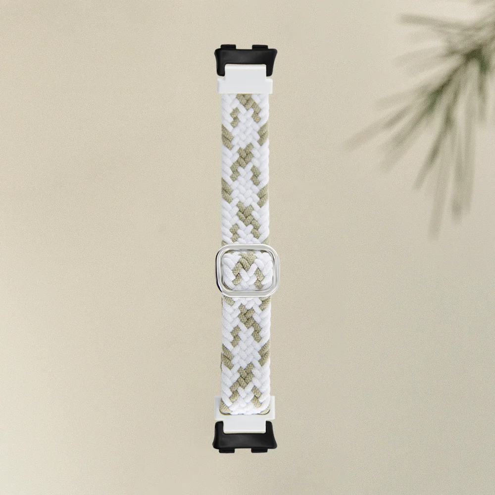 

Return Braided Slide Buckle Strap For Huawei Band 8 Quick Release Hard-wearing Nylon Adjustable Sport Smartwatch Band Unisex