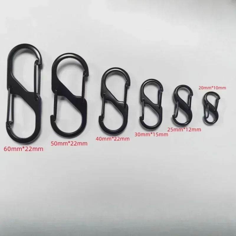 20Pcs Dual Spring S Carabiner Zipper Clip Zipper Clips Anti Theft Zipper Pull Locks DIY for Luggage Backpacks Suitcase KeyChain