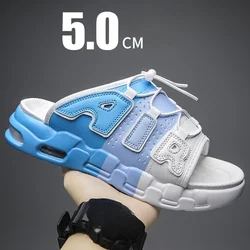 Men's Beach Slippers Casual Men Shoes Lightweight Waterproof Slippers For Men New Comfortable Wear-Resistant Non-Slip Slipper