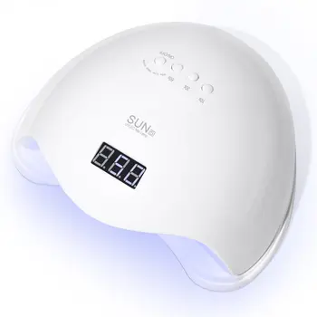 48W UV LED美甲燈,專業美甲沙龍適用,快速美甲凝膠烘乾機,附4個定時器、自動感應和液晶顯示器 10 最佳銷售 太陽紫外線 - №8