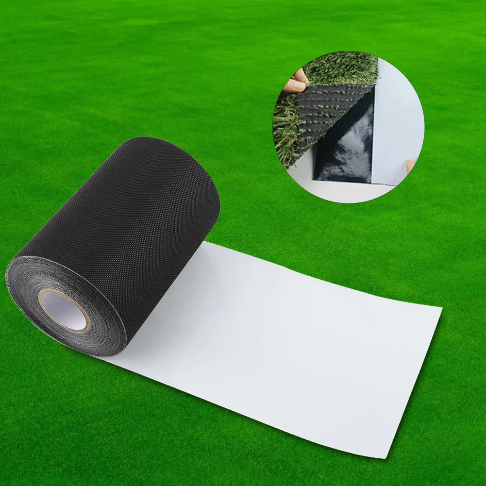 Turf Tape Synthetic Grass Tape Grass Tape 15*1000cm Self Adhesive Joining Black Tape Synthetic Lawn Grass Artificial Turf