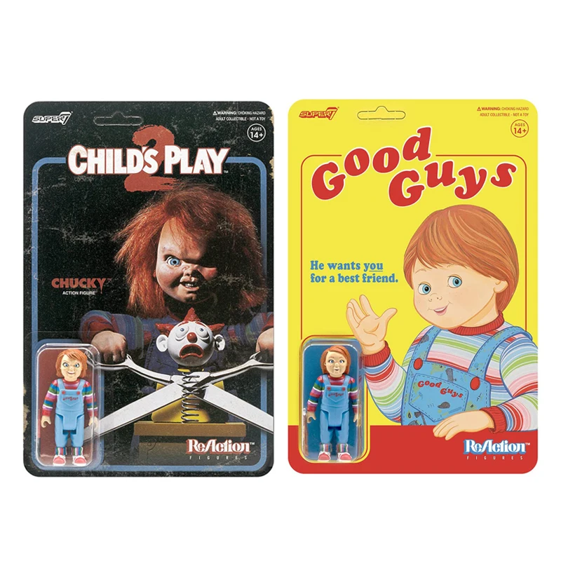 

Super7 Good Guys Child's Play ReAction Figure Evil Chucky Classic Horror Movie limited Edition Peripheral Collectible Model Toys