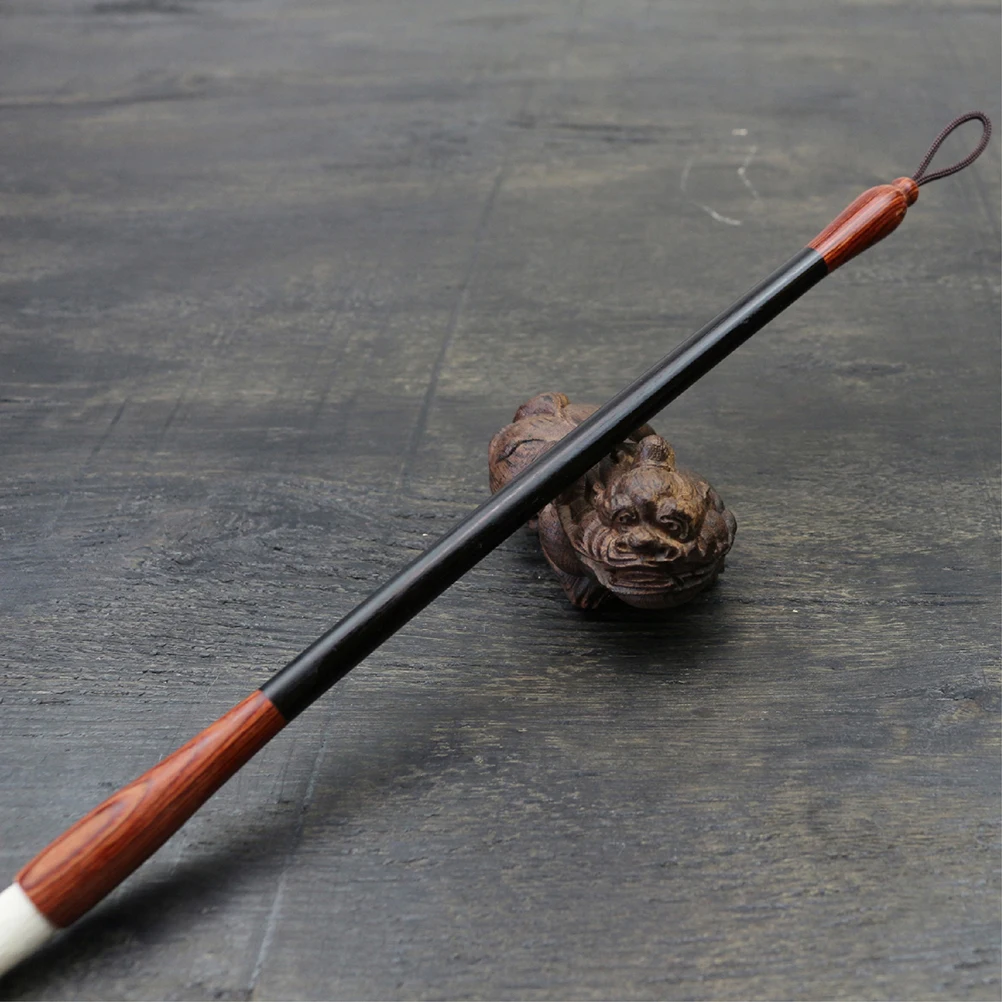 

3Pcs Ebony Shaft Chinese Calligraphy Brush Set Wolf Sheep Hair Small Medium Large Ideal for Beginner Writing Painting Drawing