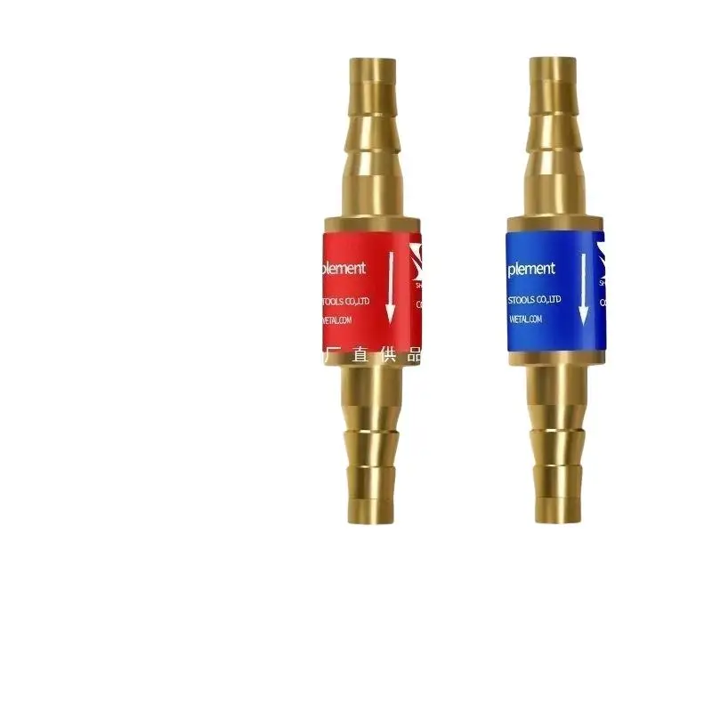 Acetylene Oxy Propane Flashback Arrestor Safety Valve 6mm 8mm 10mm with Mounting Clamps for Auto Repair Welding