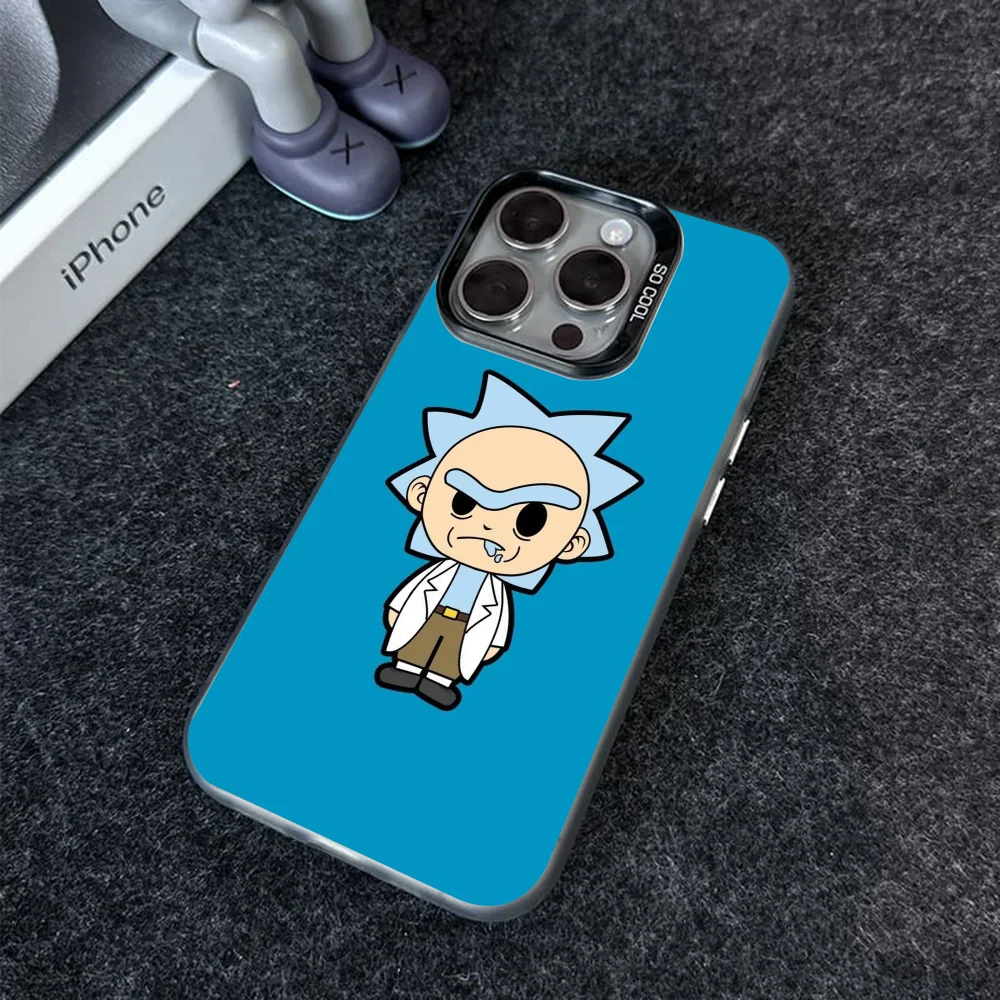 Rick Sanchez Phone Case Phone Case IMD Color Silver Shell For IPhone 16 15 14 13 12 11 Pro Max Plus