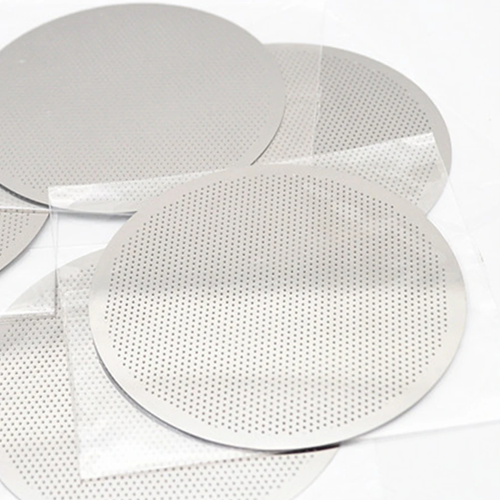 

Reusable Coffee Pot Filter Stainless Steel Strainer Screen for Maker Machine Metal Mesh Easy Clean Long Lasting