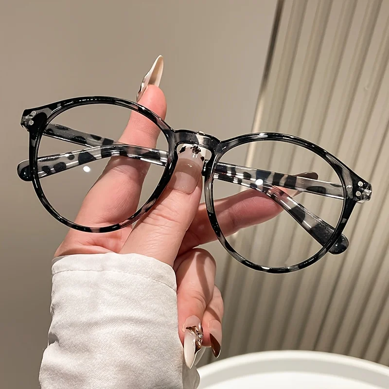 1/3pcs Unisex Round Frame Glasses, Brightening‑Effect Eyewear for Daily Wear, Parties & Photography
