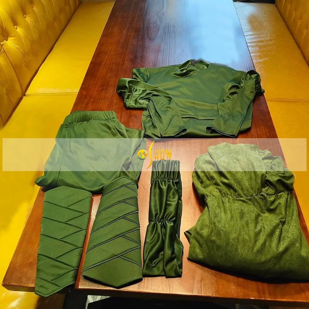 2023 Loki 2 Costume Fantasy Green Cloak God Loki Cosplay Suits