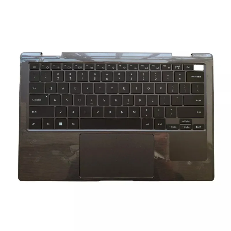 New For Samsung NP730QED Top Cover Palmrest BA98-03169B Keyboard with Touchpad Replacement
