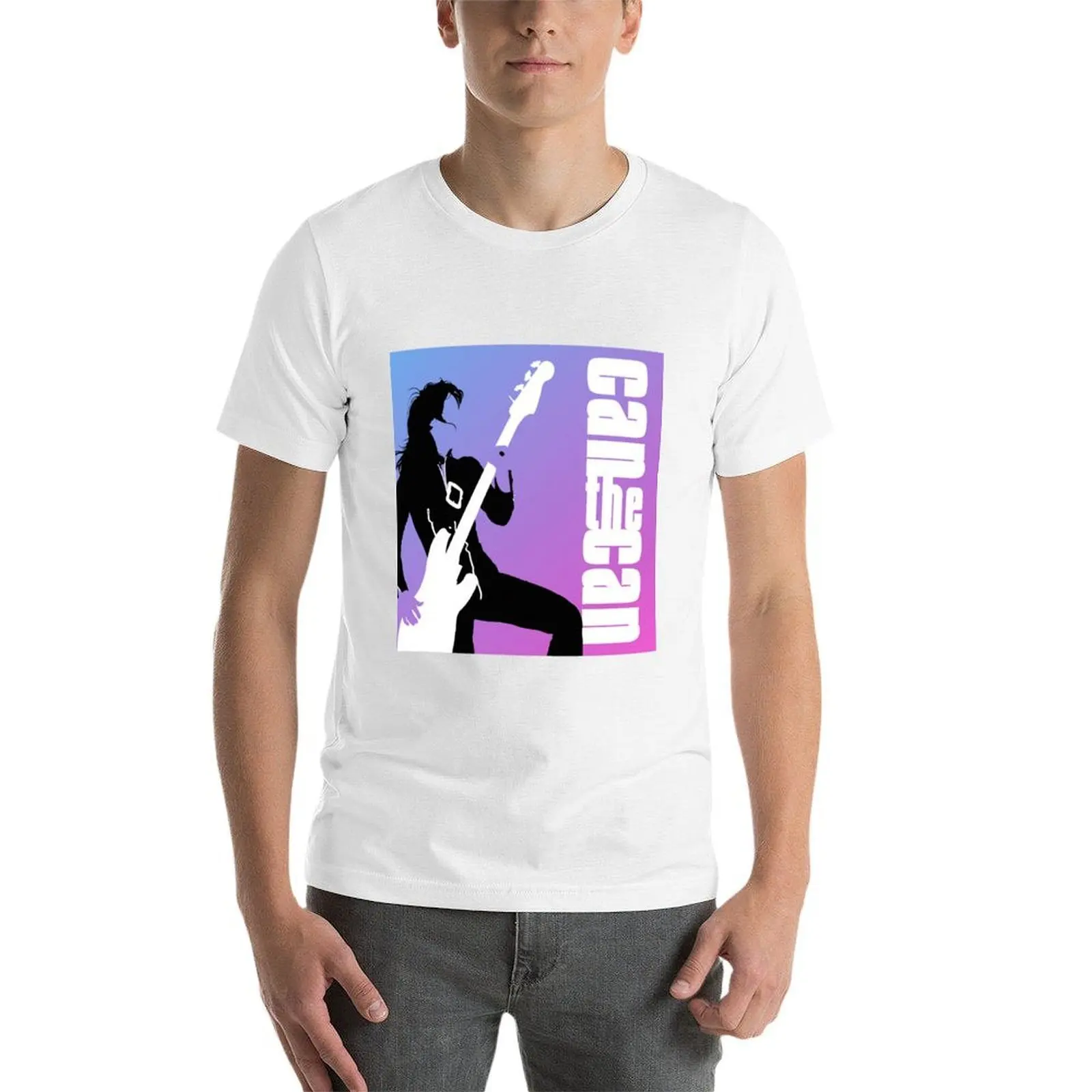 70's جلام روك أيقونة سوزي كواترو تي شيرت تي شيرت مصمم تي شيرت مع مطبوعات الرجال تي شيرت القطن 100% تي شيرت