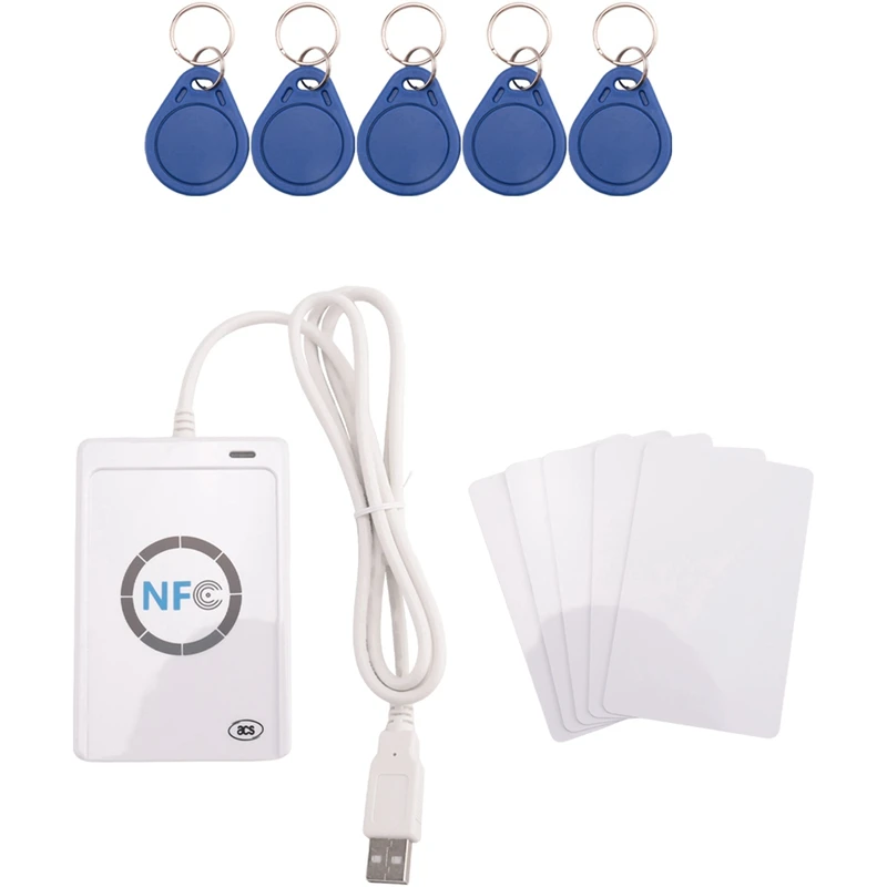 

NFC Reader ACR122U USB Contactless Smart IC Card Writer And Reader Smart RFID Copier Duplicator UID Changeable Tag Card