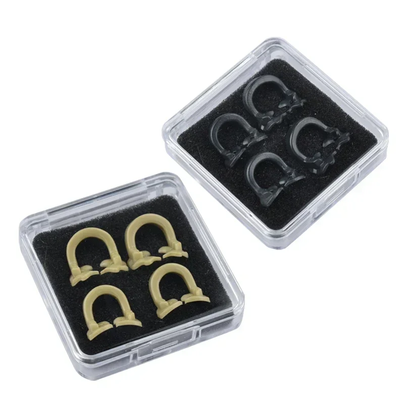

4Pcs/box Dental resin clamping Rubber Dam Dental Clamps Rubber Barrier Clip Resin Material For Dental Lab Instrument