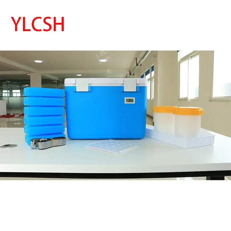 High Quality  refrigerator Transport Box portable biosafety transport box ice pack medecine cooler box