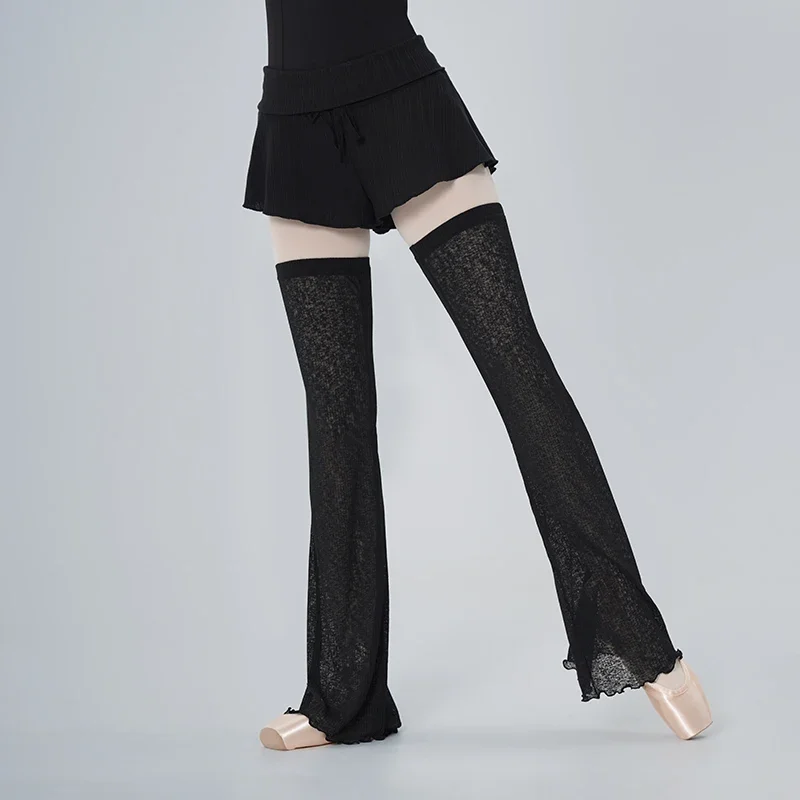 النساء مضلع الرقص الساق الجوارب الدافئة طماق الرقص محبوك تدفئة المهنية الدافئة الباليه الجوارب لرقص الباليه