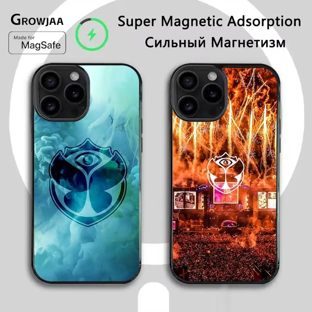 

T-Tomorrowland Music Festival Phone Case For iPhone 16e,16,15,14,13,12,11,Plus,Pro,Max,Mini Magsafe Magnetic Wireless Charging