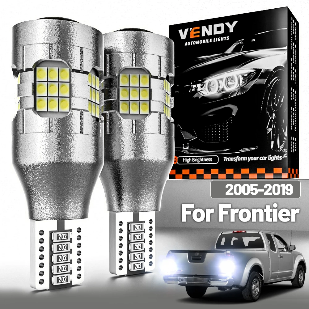 2pcs LED Reverse Light For Nissan Frontier 2005-2019 Backup Lamp 2010 2011 2012 2013 2014 2015 2016 2017 2018 Canbus Accessories