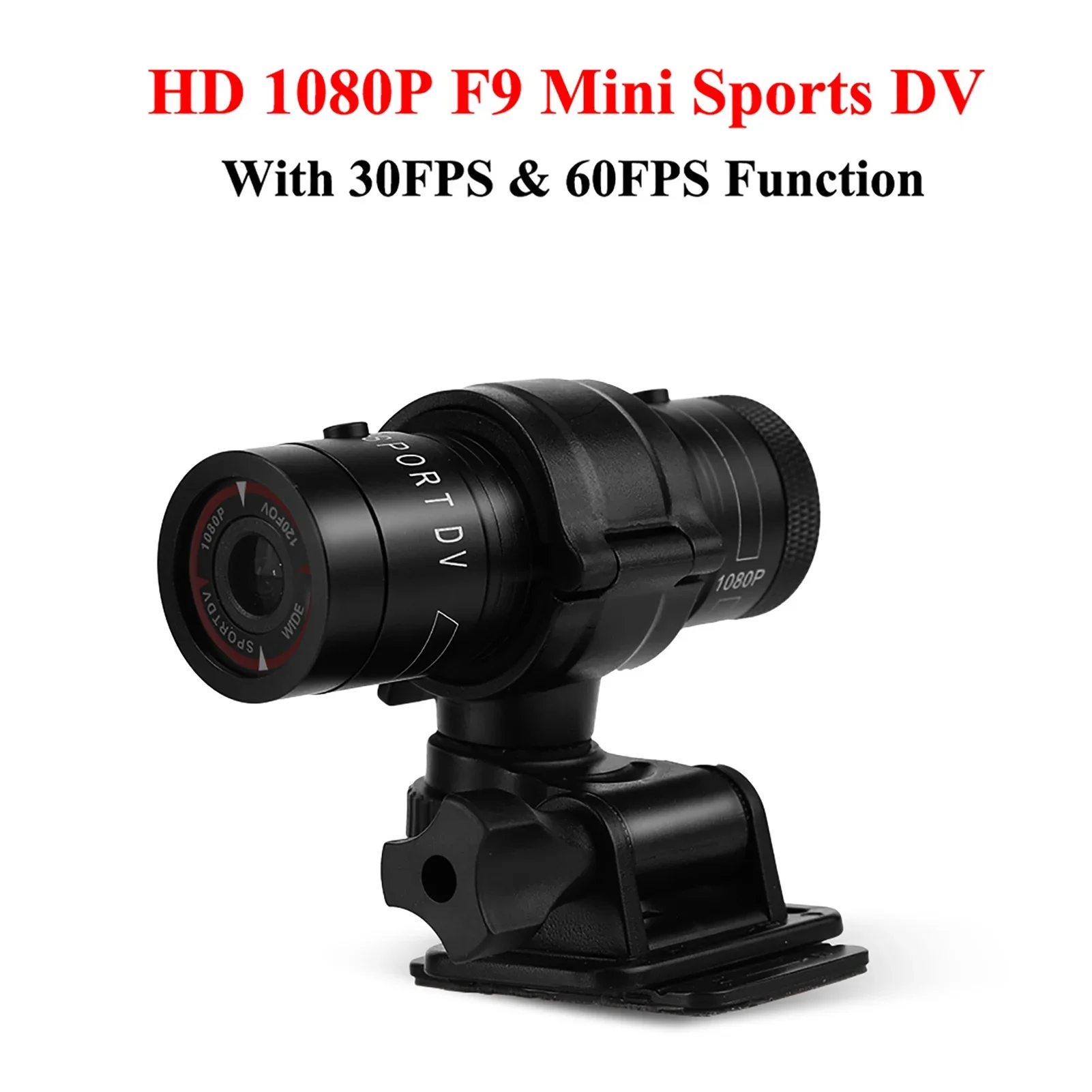 Cámara portátil Full HD 1080P impermeable coche deportes al aire libre DV cámara de vídeo cámara deportiva cámara de vídeo deportiva