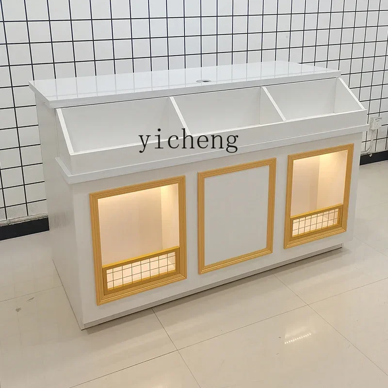 5CJ Cashier Counter Bar Reception Table Marble Tea Water Bar