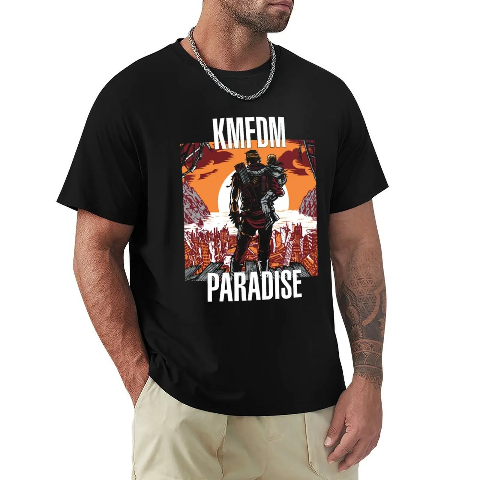 kmfdm off T-Shirt t shirt man luxury T-Shirt