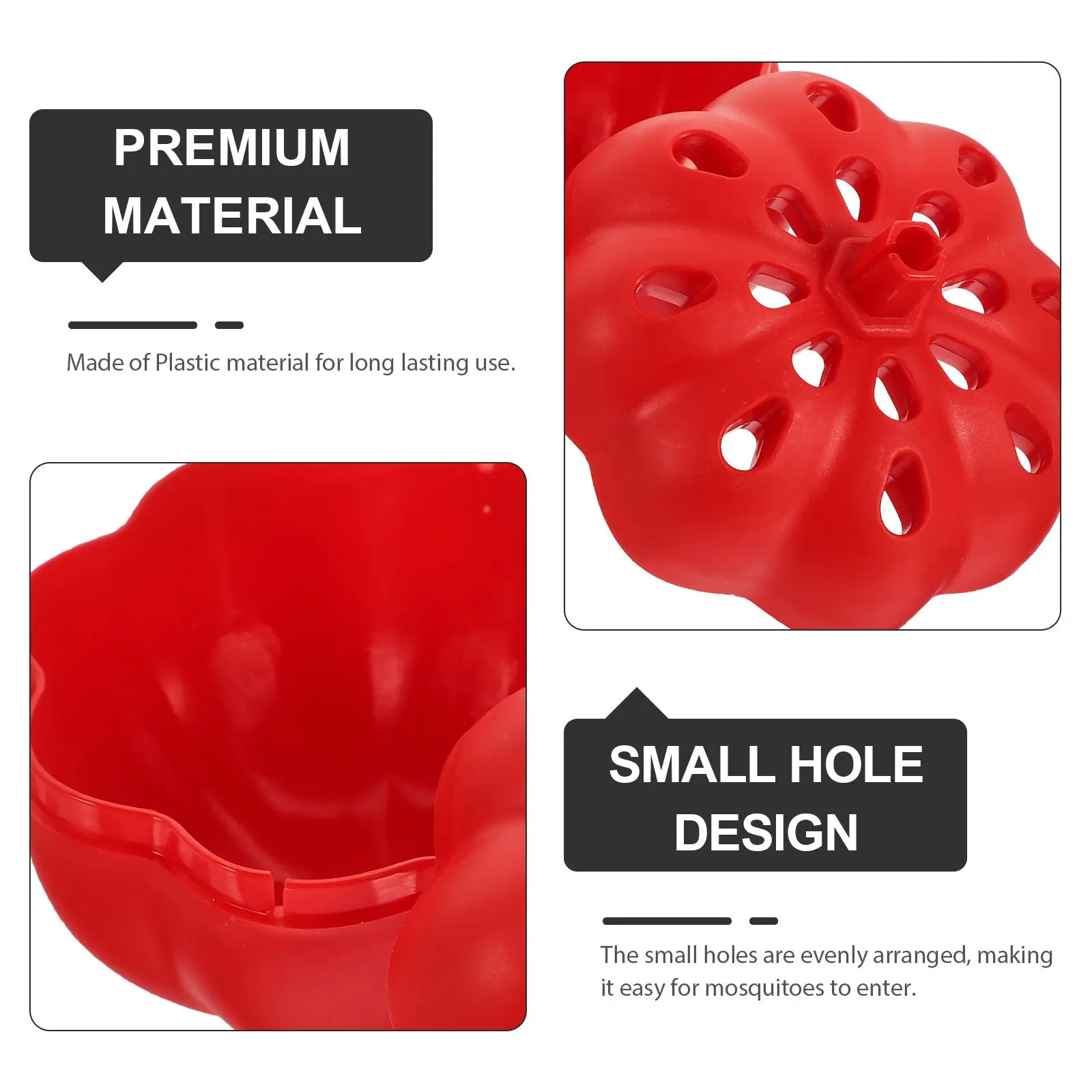 2pcs Fruit Gnat Catcher Home Kitchen Mosquito Plastic Dining Area Pest Control Solution