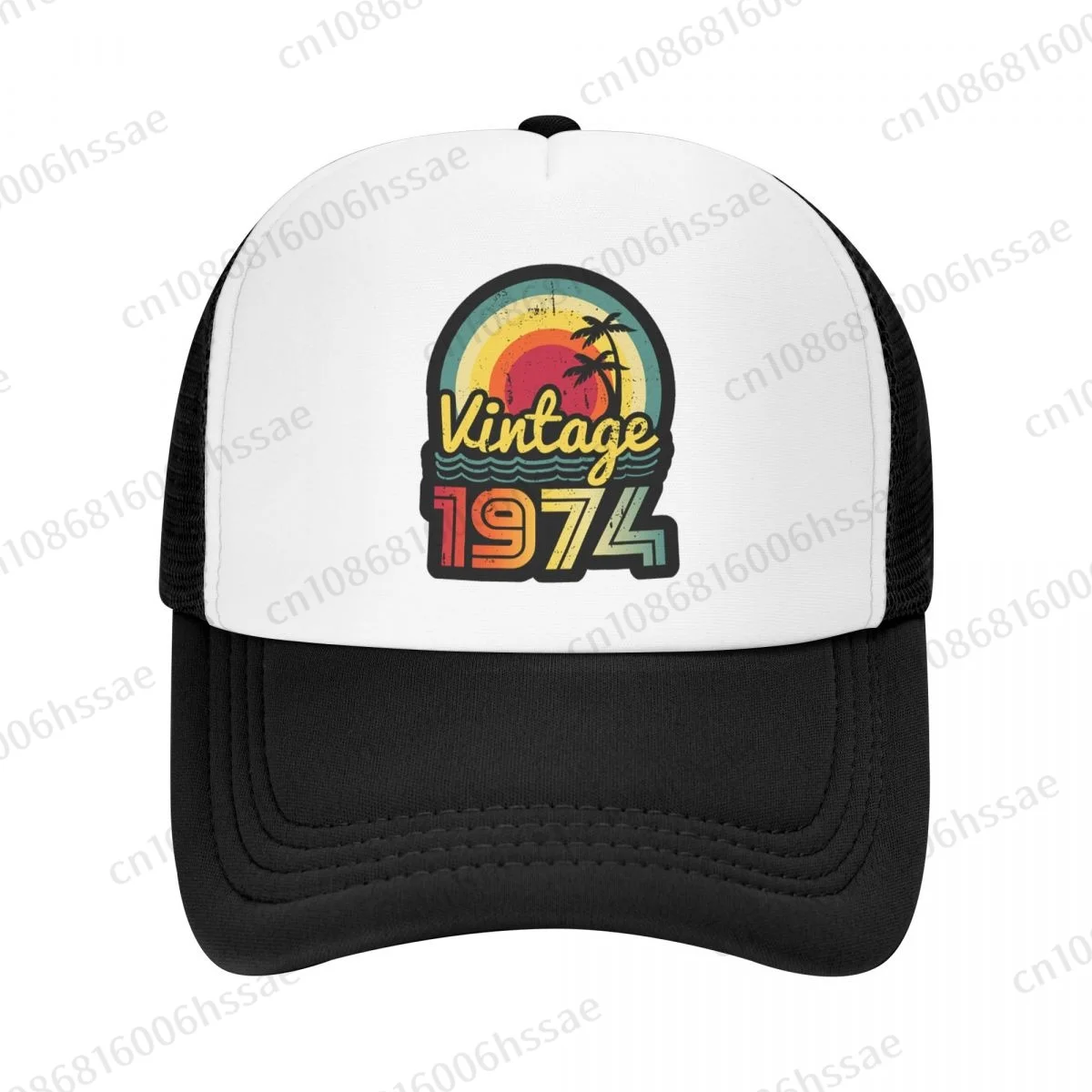 Made In 1974 Limited Edition Vintage Mesh Baseball Cap Summer Outdoor Men Women Fashion Sport Hats Hip Hop Trucker