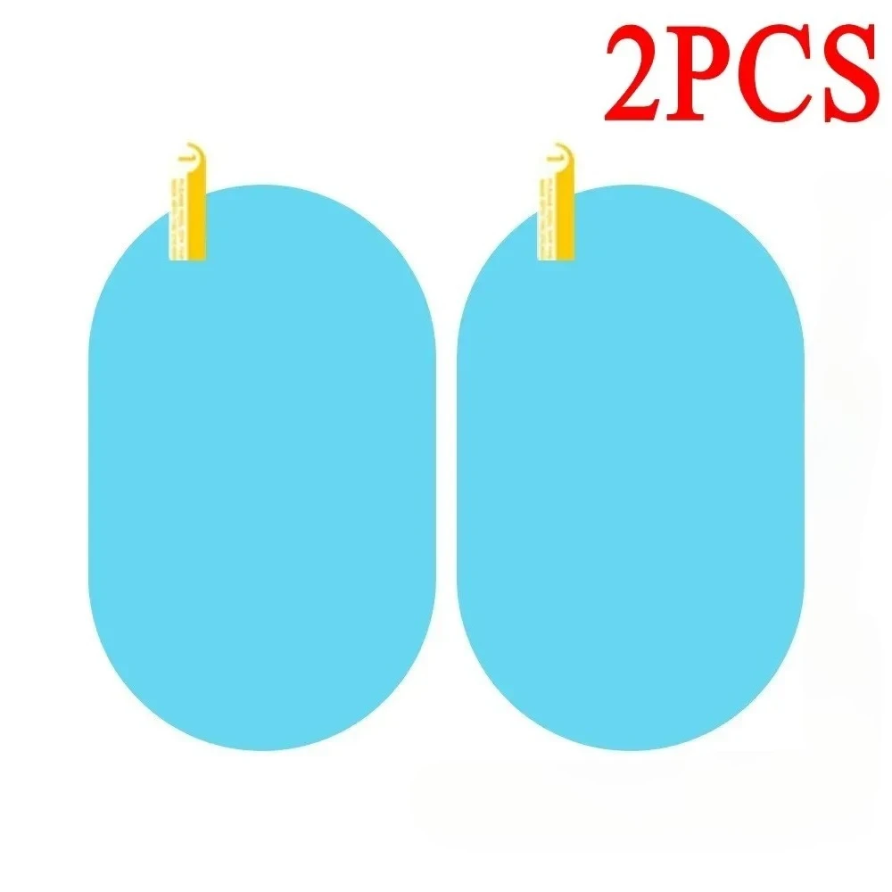 

Car Motorcycle Rearview Mirror Anti Rain Anti Fog Film 100x135mm Clear Self Adhesive Nano Coating Universal Exterior Accessory
