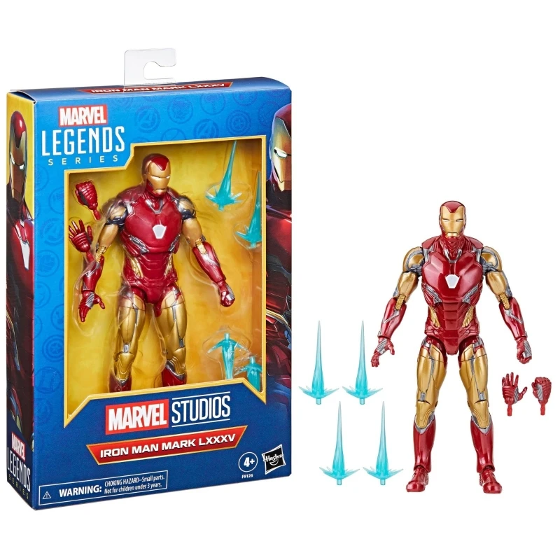 

Hasbro Marvel 6 "Endgame Movie Mark 85 Iron Man Action Figure Tabletop Case Presents A Boy's Birthday Gift