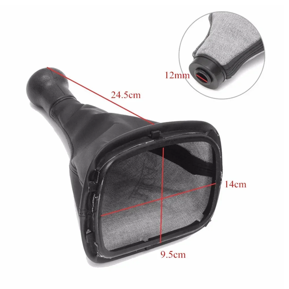 

Manual Car Styling Gear Shift Knob Lever Gaiter Boot Cover Collar for PASSAT B5 1998-2004