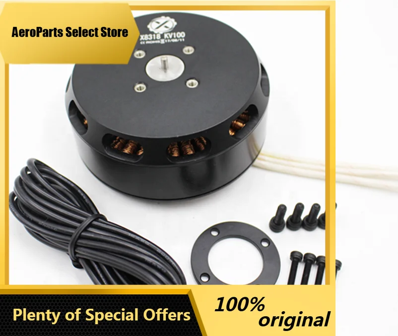 AeroPartsX8318 100KV 120KV 3 Phase Brushless Motor Multi-rotor DC Motor for Plant Protection Machine RC Dr-one